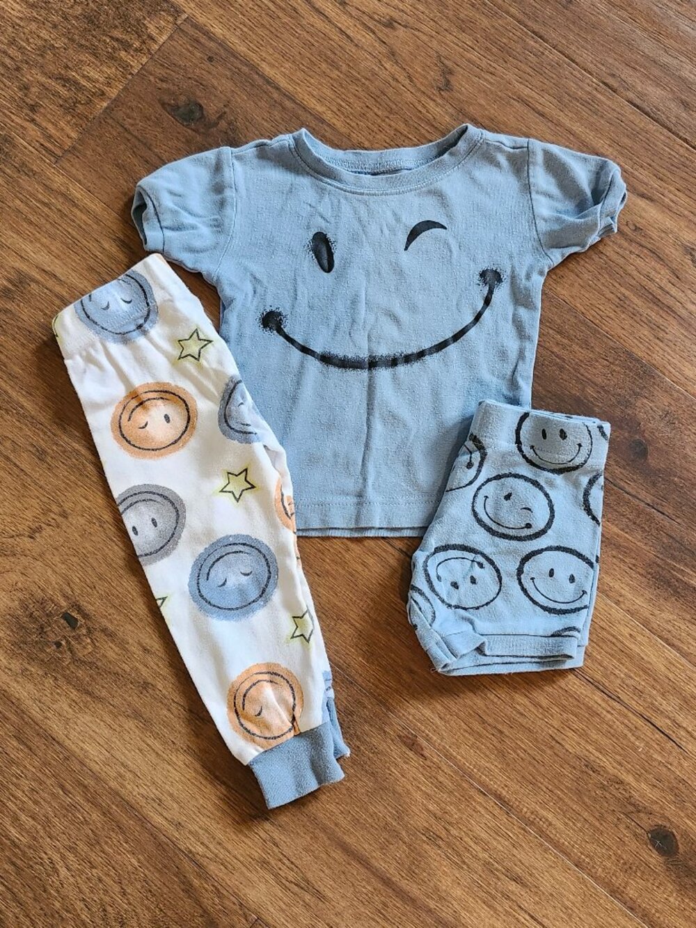 PL Sleep Smiley Face Pajama Set – Toddler Size 2 – VGUC